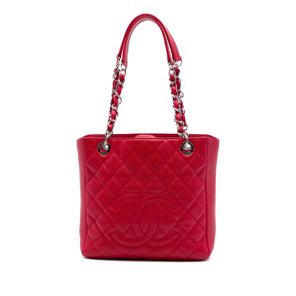 Pre-Loved Chanel Caviar Petite Shopping Tote